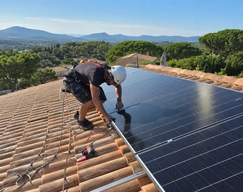 Installateur panneaux solaires Le Saint — pose photovoltaïque sur toiture